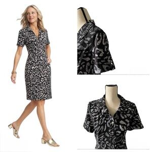 Chico’s Zenergy Black & White Dress